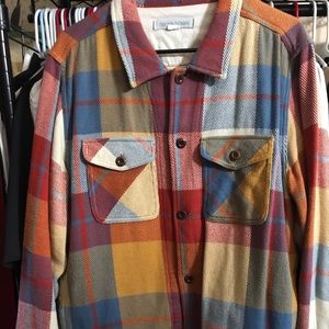 Outerknown  flannel jacket sz L